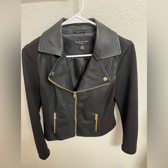 Marc New York Jackets & Blazers - Marc New York Andrew Marc Black Leather Jacket XS